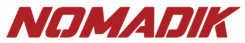 bold nomadik design in red